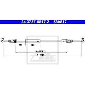 ATE Citroen Vajer parkeringsbroms 24372708172