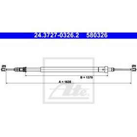 ATE Citroen Vajer parkeringsbroms 24372703262