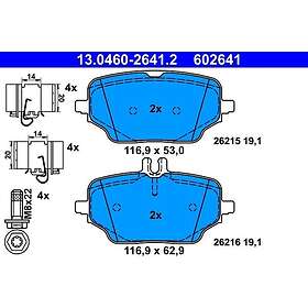 ATE Mercedes-Benz Bromsbelaggssats skivbroms 13046026412
