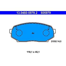 ATE Mazda Bromsbelaggssats skivbroms 13046059792