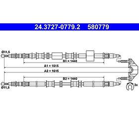 ATE Opel Vajer parkeringsbroms 24372707792