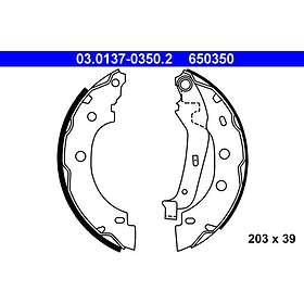 ATE Nissan Bromsbackar sats 03013703502