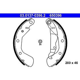 ATE Opel Bromsbackar sats 03013703962