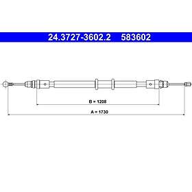 ATE Opel Vajer parkeringsbroms 24372736022