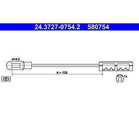 ATE Opel Vajer parkeringsbroms 24372707542