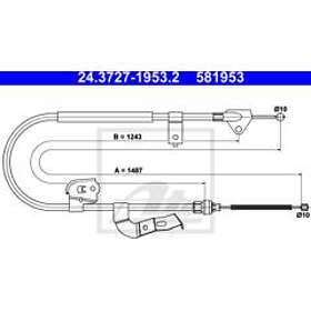 ATE Toyota Vajer parkeringsbroms 24372719532