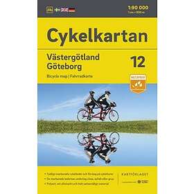 : Cykelkartan Blad 12 Västergötland/Göteborg 2023-2025