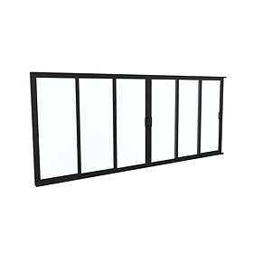 Landskap Robust Vår och höst 3+3 Skjutdörrsparti B4749mm x H2000 Svart 60897868 B4749MM