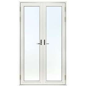 SP Fönster Pardörr Stabil Helglasad Trä Pardörr 3-Glas 190x220 Hö 650126192250