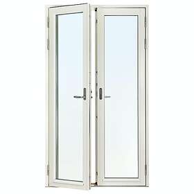 Traryd Fönster Pardörr Genuin Helglasad Trä FD Par Hö Härdat glas in/ut 14-20 650326142050