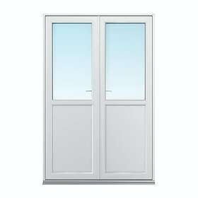 Traryd Fönster Pardörr Optimal Aluminium FD Linjerar Fast Par Hö 16-22/14 66132216221450