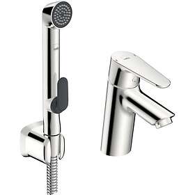 Oras Basin Mixer Optima 2612F med Självstängande Handdusch Basin Mixer Bidetta