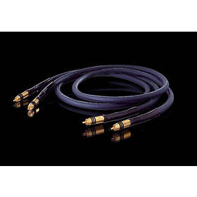 Oehlbach XXL Series 1 Cool Silver 2RCA - 2RCA 1m