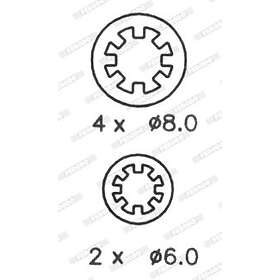 Ferodo Citroen Bromsbackar sats PREMIER FSB188