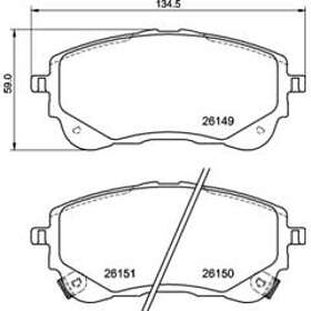 Brembo Suzuki Bromsbelaggssats skivbroms P 83 177