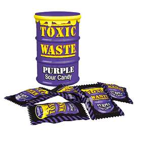 Toxic Waste Purple Drum Extreme Sour Candy