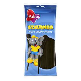 Malaco Stjerner Saltlakrits 92g