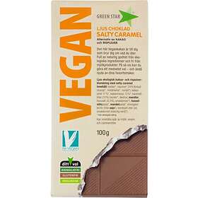 Green Star Vegan Ljus Choklad Salty Caramel 100g