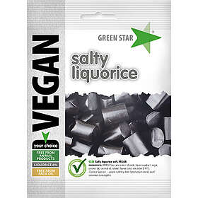 Green Star Vegan Salty Liquorice 80g