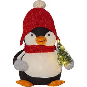 Star Trading 991-95 Dekorationsfigur Joylight Pingvin Grå