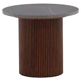 VIND Sidobord Härön Side Table Dark Brown / Grey Marble 41000-060