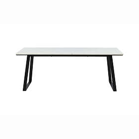 Venture Home Matbord Estelle Marmor Dining Table 200*90 White Marble / Black Legs 19930-580