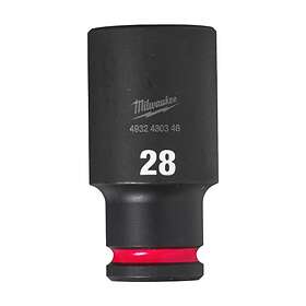 Milwaukee Shockwave Impact Duty Krafthylsa 1/2" fyrkant, djup 28 mm