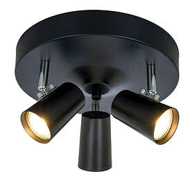 Aneta Lighting Takspot Pilot rund 3:a Svart Rund 3:a, 76638-15