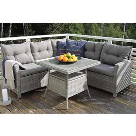 Venture Design Loungegrupp Watford Utomhus Hörnsoffa Grå / dyna 7218-004