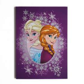 Disney Tavla Frozen Elsa & Anna Canvastavla- Lila 70x50 cm 101384