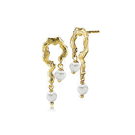 Sistie Lærke Bentsen Earrings With Pearls Guld