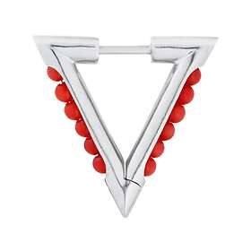 Jane Kønig Small Bermuda Coral Earring Silver