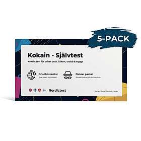 Nordictest Kokain Självtest - Snabbtest 5-pack