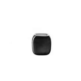 Leonardo 041649, Rund vase, Svart, Glansigt, Bord, inomhus, 90 mm