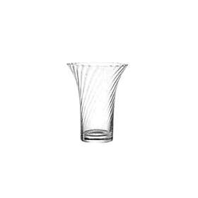 Leonardo Ravenna, Cylinderformat vase, Glass, Transparent, Bord, inomhus, 220 mm