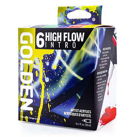 Golden Artist Acrylics High Flow Intro Set #068