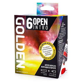 Golden Artist Acrylics OPEN Slow Drying Acrylics Intro Set #055