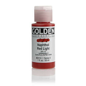 Golden Fluid Acrylics 30ml 2210 Naphthol Red Light