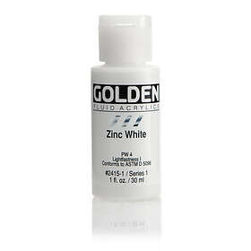 Golden Fluid Acrylics 30ml 2415 Zinc White