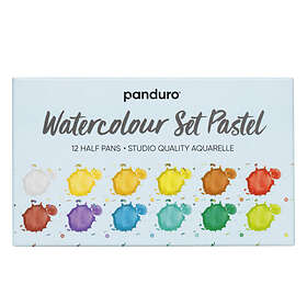Panduro akvarellfärg Pastel 12