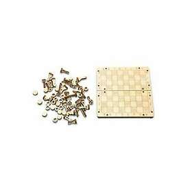 Mobimods WoodenCity Chess And Checker 2- in-1