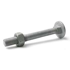Stafa 0202100135 Vagnsbult med mutter, M20, FZV, MVBF M20 x 220 mm, 10-pack