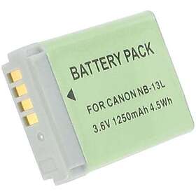 Batteriexperten Kompatibelt med Canon PowerShot G5X M2, 3.6V, 1250 mAh