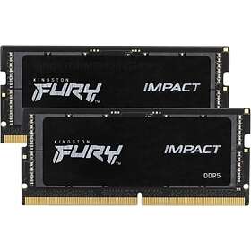 Kingston Fury Impact Black DDR5 5600MT/s 2x32GB KF556S40IBK2-64