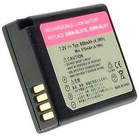 Batteriexperten Kompatibelt med Panasonic Lumix DMC-GM5, 7.2V (7.4V), 600 mAh