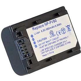 Batteriexperten Kompatibelt med Sony DCR-SR90E, 6.8V (7.2V), 980 mAh