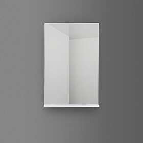 4AQUA Spegel Med Hylla Speg med hylla 40 vit blank SPH40M