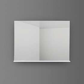 4AQUA Spegel Med Hylla Speg med hylla 100 vit blank SPH100M