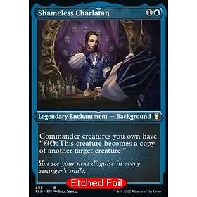 Commander Legends: Battle Baldur's Gate: Shameless Charlatan (Etched Foil) (Japansk)