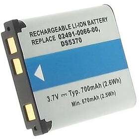 Batteriexperten Kompatibelt med Sanyo Xacti VPC-T700, 3.7V, 700 mAh